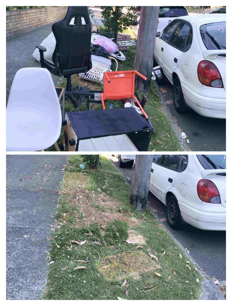 OTG conducts a rubbish pick up in mosman sydney